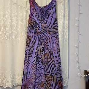 Purple maxi dress